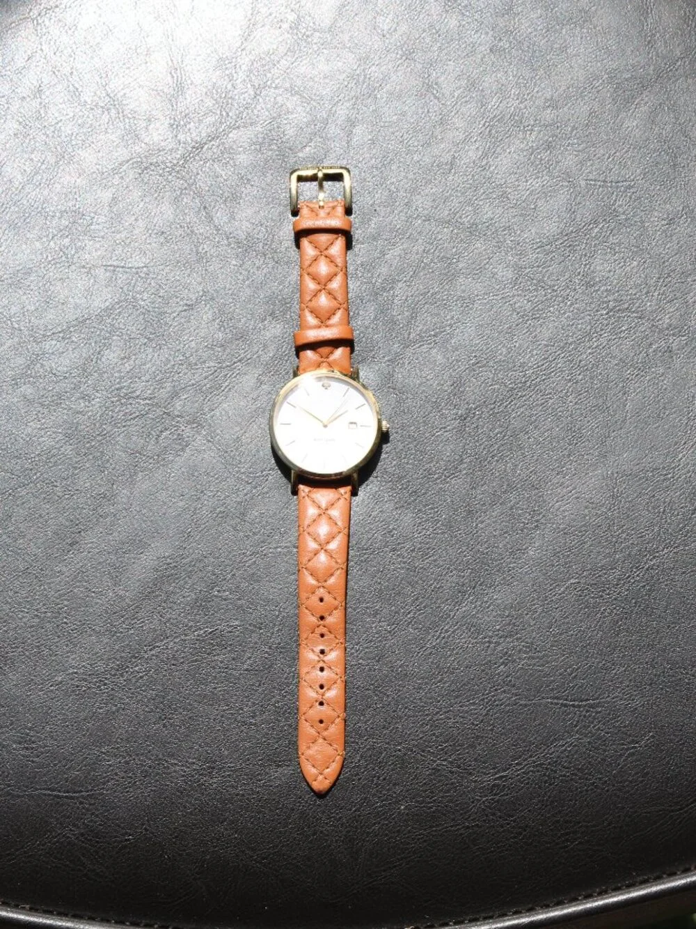 Kate Spade New York Metro Grand Quilted Leather Watch